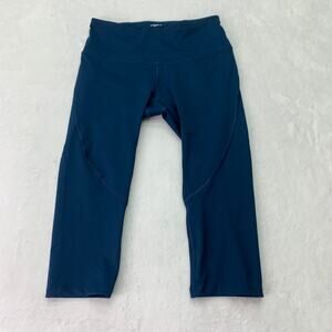 Layers 8 Womens Sz Small Teal Blue Capri Performance Work Out Cropped Leggings